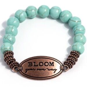 🪻🩵🪻 “BEDOUIN BLOOM” COPPER BRACELET ~ PAPARAZZI❗️🪻🩵🪻